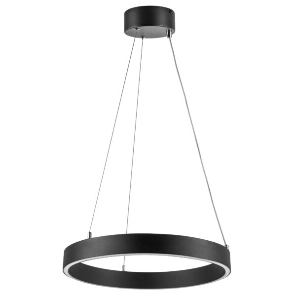 748017 Люстра SATURNO LED 24W 1600LM 70G ЧЕРНЫЙ 3000-6000K