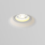 112000 Рамка (светильник) CLICK-CLACK скрытого монтажа лампочек и LED модулей MR16 в натяжной потолок ANELLO БЕЛЫЙ — изображение 4