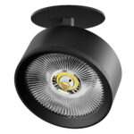 A5737RS Светильник ALTA PRO встраиваемый LED 35W 3230LM 36G ЧЕРНЫЙ 3000K со встр. чашей (215737 + 215007 + 215000-35) — изображение 3