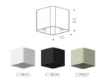 C7806 SBK черный песок 70*70*H60mm MR16 GU5.3 — изображение 2