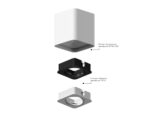 C7820 SWH белый песок 70*70*H125mm MR16 GU5.3 — изображение 3