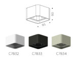 C7832 SWH белый песок 95*95*H60mm MR16 GU5.3 — изображение 2