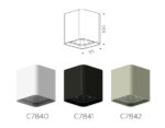 C7842 SGR серый песок 95*95*H100mm MR16 GU5.3 — изображение 2