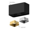 C7851 SBK черный песок 190*95*H100mm MR16 GU5.3 — изображение 3
