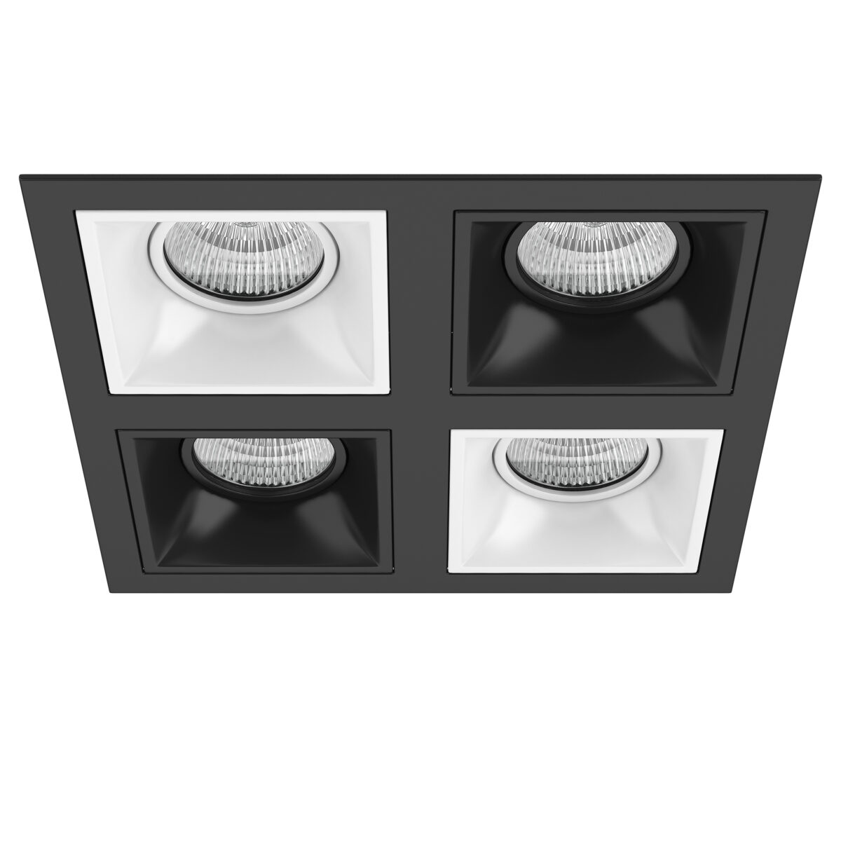 D54706070607_2500 D54706070607 Светильник DOMINO QUADRO МR16 (214547+214506+214507+214506+214507) — изображение 1