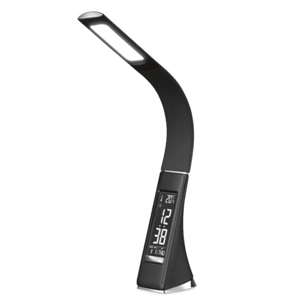 DE509 BK черный LED 3000-6400K 6W+LCD 2W