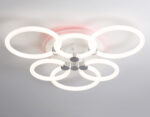 FA3844/3+3 WH белый 102W 3000K-6400K+RGB D670*115 (ПДУ РАДИО 2.4G) — изображение 2