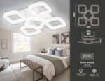 FA3914/4+1 WH белый 80W 3000K/4200K/6400K 380*380*110 (ПДУ РАДИО 2.4G) — изображение 2