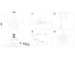 FA8906 BK/CH черный/хром 132W 3000-6400K 620*590*150 (ПДУ РАДИО 2.4G) — изображение 2