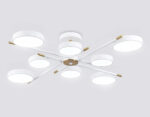 FL516338/8 WH/CP белый/медь 120W 3000-6000K D850*170 (без ПДУ) — изображение 2