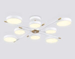 FL516338/8 WH/CP белый/медь 120W 3000-6000K D850*170 (без ПДУ) — изображение 3