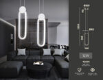 FL5260 WH белый 12W 4200K 100*20*1200 (без ПДУ) — изображение 2