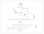 FL6154 GD золото 18W 3000K-6400K 510*120*65 — изображение 3