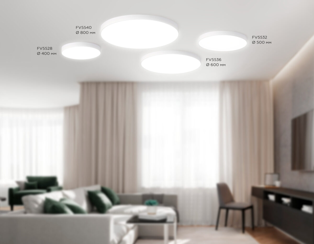FV5528 WH белый LED 45W 4200K D400*58 (Без ПДУ) — изображение 3