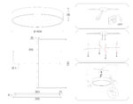 FV5529 BK черный LED 45W 3000K D400*58 (Без ПДУ) — изображение 2