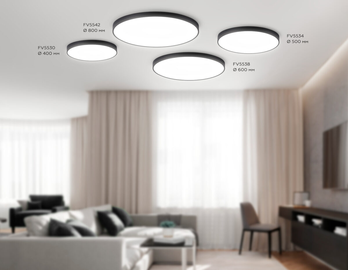 FV5530 BK черный LED 45W 4200K D400*58 (Без ПДУ) — изображение 3