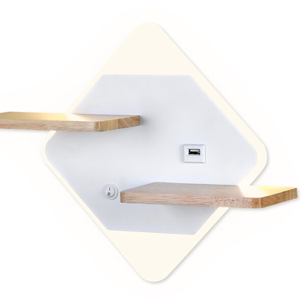 FW100 WH/WD белое/дерево LED 3000K/4200K/6400K 12W 340*250*105