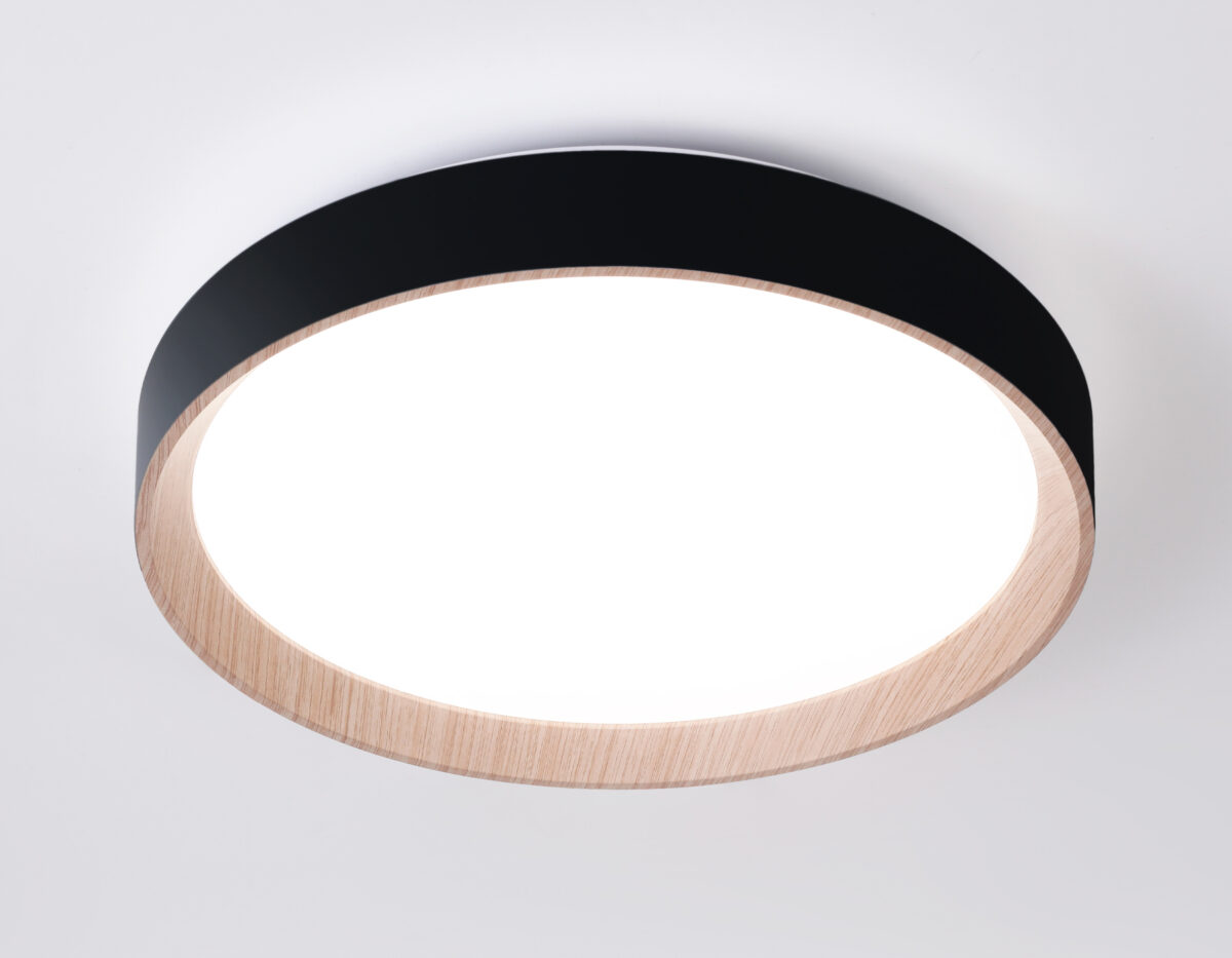 FZ1324 BK/LWD черный/светлое дерево IP20 41W 3000-6400K D390*70 (ПДУ ИК) — изображение 3