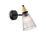 LH58118 BK/LW/SM черный/светлое дерево/дымчатый E14 max 40W 180*110*200