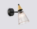 LH58118 BK/LW/SM черный/светлое дерево/дымчатый E14 max 40W 180*110*200 — изображение 2