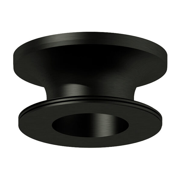 N7926 PBK черный полированный D70*H28mm Out25mm