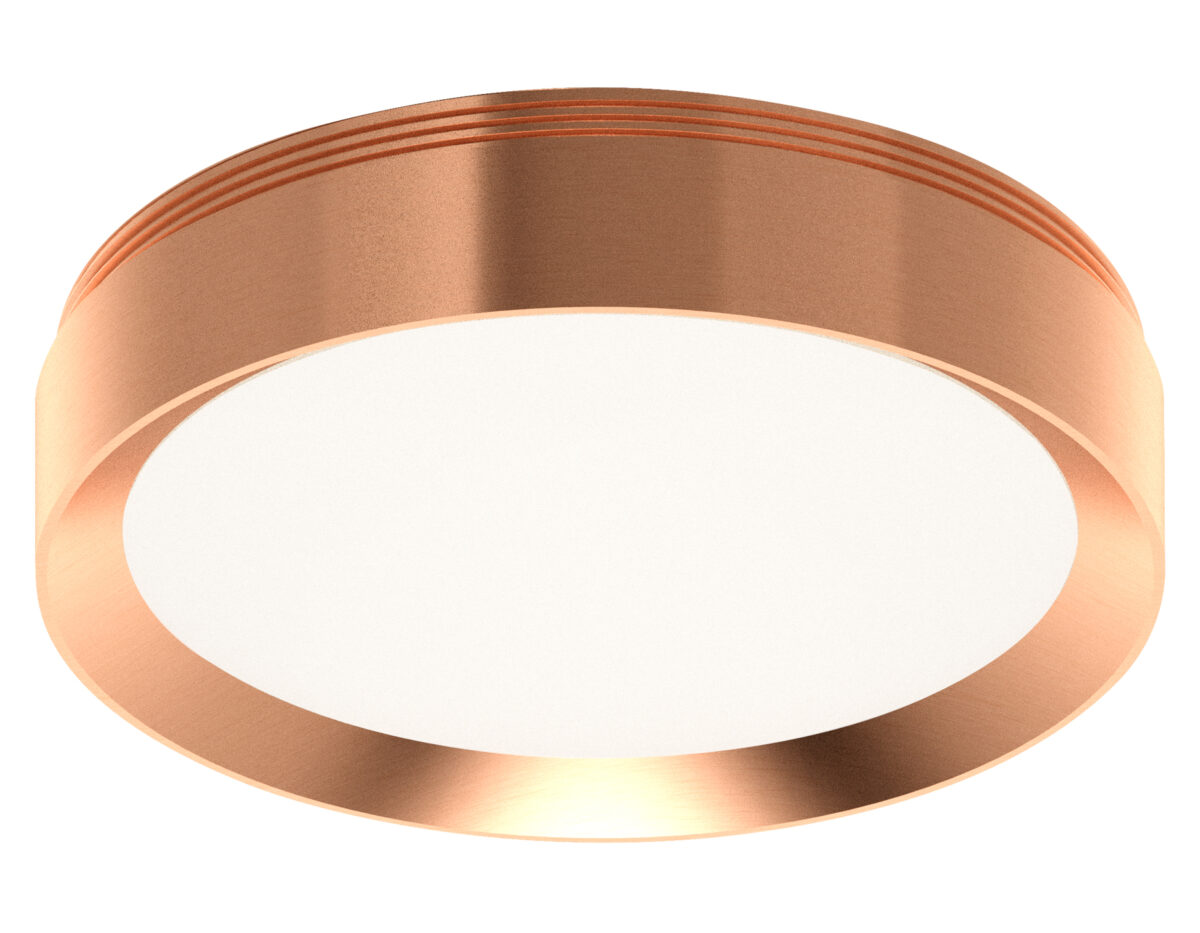 N8126 N8126 PPG золото розовое полированное D85*H18,5mm Out15mm GX53 — изображение 1