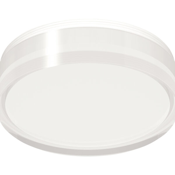 N8399 FR/CL белый матовый/прозрачный D85*H24mm Out20mm GX53