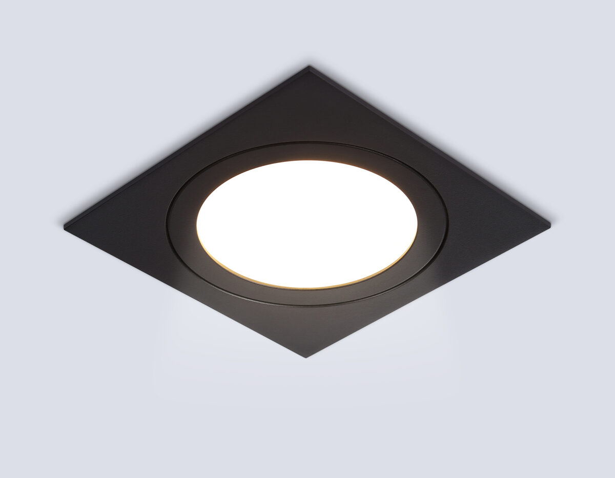 TN51825 BK черный GX53 max 15W 110*110*39 — изображение 2