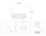 TN71275 BK/GD черный/золото GX53 max 12W D95*62 — изображение 2