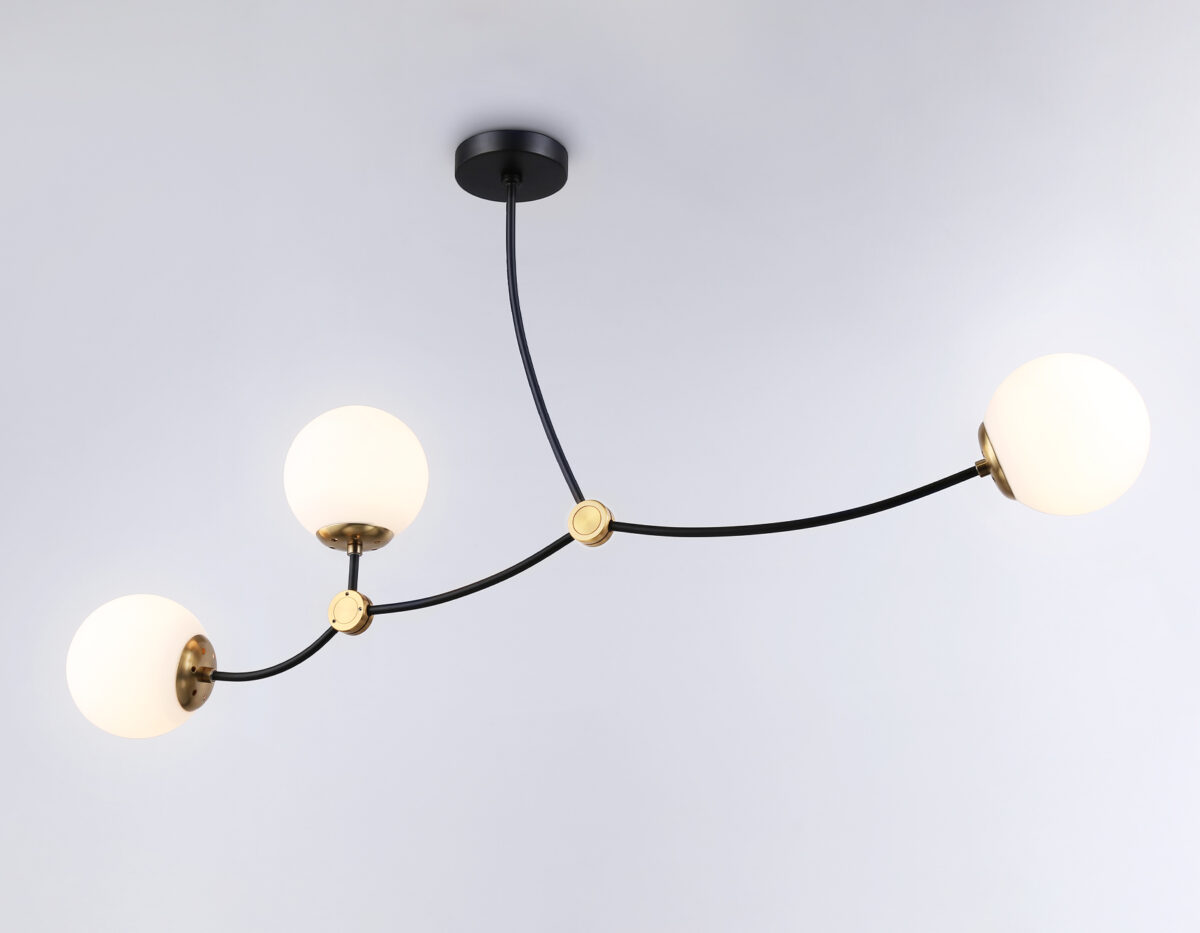 TR2568/3 BK/SB черный/бронза E27/3 max 60W 1130*150*540 — изображение 4