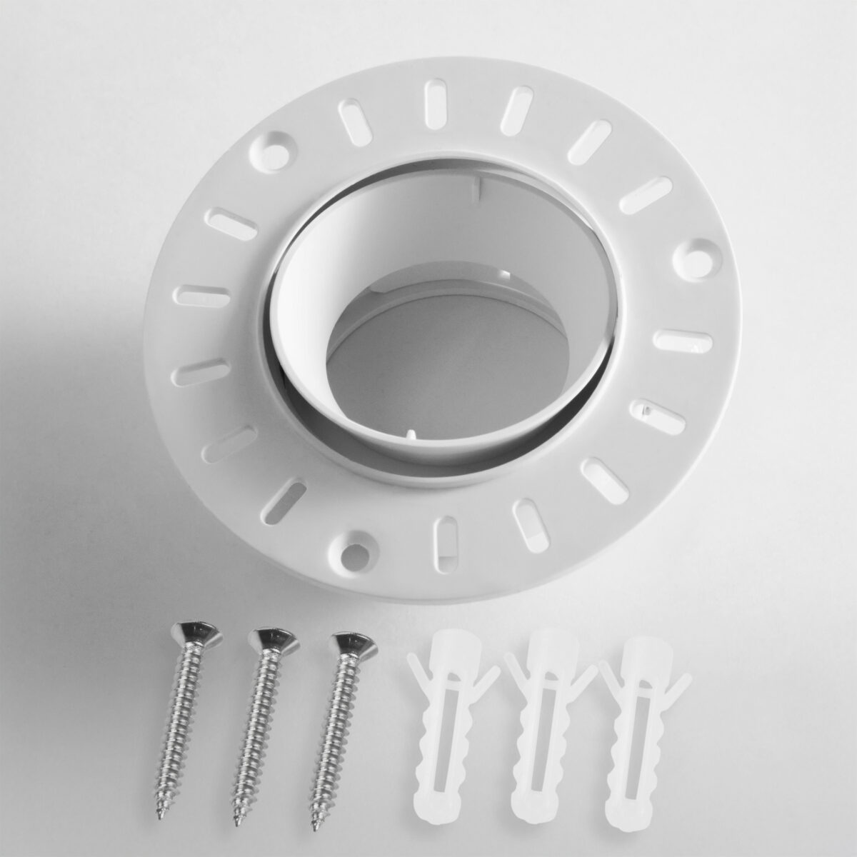 012006 Рамка (светильник) PVC д/LED-модулей 941хх и LED-ламп D50мм ANELLO ROUND БЕЛЫЙ — изображение 4