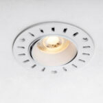 012006 Рамка (светильник) PVC д/LED-модулей 941хх и LED-ламп D50мм ANELLO ROUND БЕЛЫЙ — изображение 2