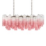 10580/1000R Clear pink Подвесной светильник LOFT IT Murano