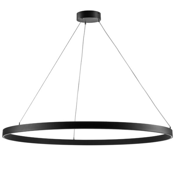 748057 Люстра SATURNO LED 75W 5800LM 70G ЧЕРНЫЙ 3000-6000K
