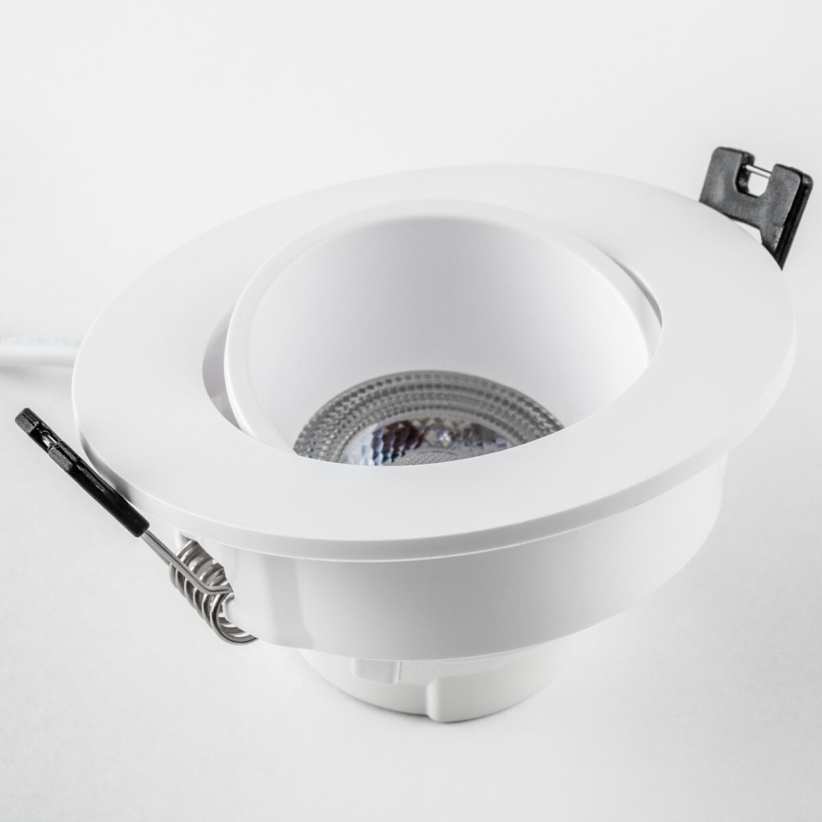 012606 Рамка (светильник) PVC д/LED-модулей 941хх и LED-ламп D50мм SINGO ROUND БЕЛЫЙ — изображение 4
