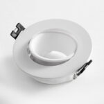 012606 Рамка (светильник) PVC д/LED-модулей 941хх и LED-ламп D50мм SINGO ROUND БЕЛЫЙ — изображение 2
