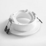 012606 Рамка (светильник) PVC д/LED-модулей 941хх и LED-ламп D50мм SINGO ROUND БЕЛЫЙ — изображение 3