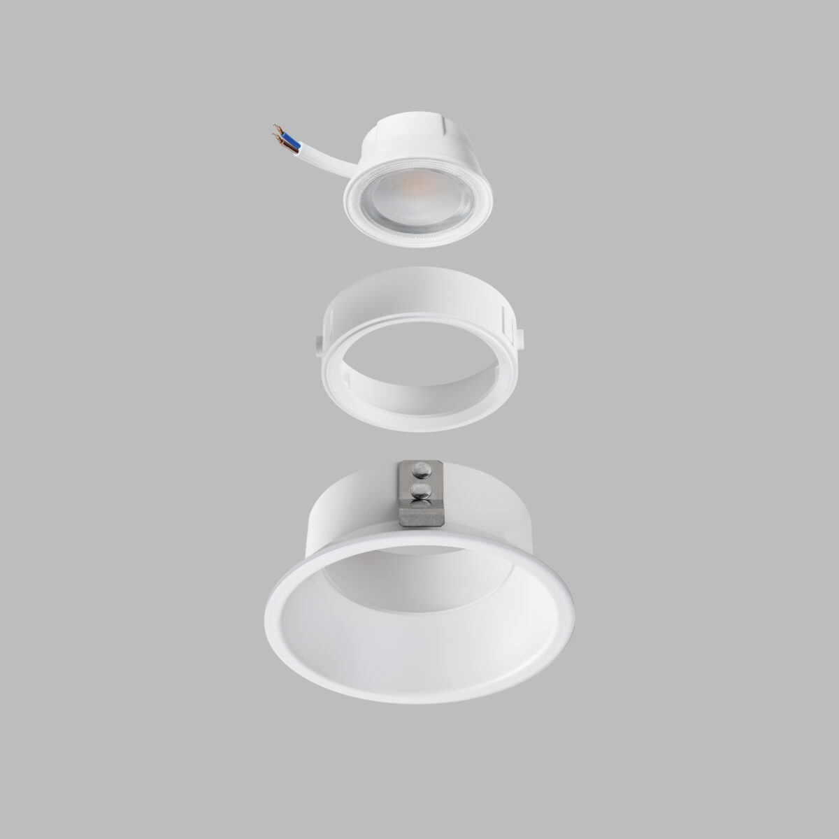 214006 Кольцо фиксации DOMINO под лампу/модуль D50mm д/21450х-21460х БЕЛЫЙ — изображение 3