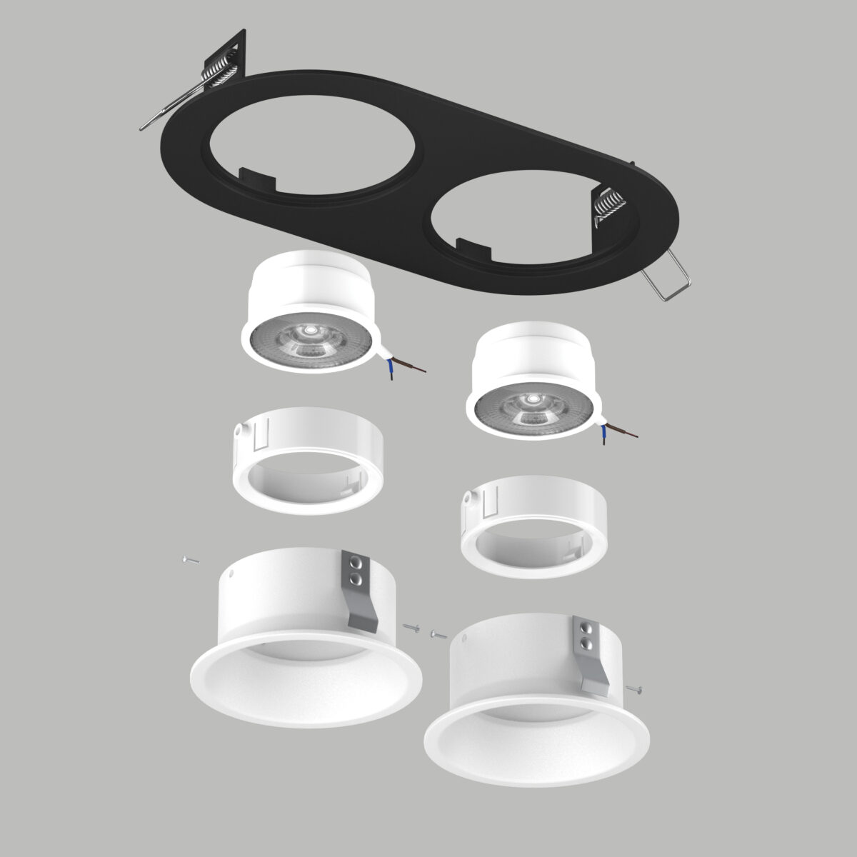 D6570606WMOD Светильник DOMINO ROUND  под LED модуль/лампу МR16 (214657+214606+214606+214006+214006) — изображение 3