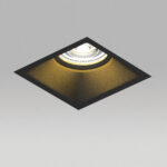 G214507BMOD Светильник DOMINO QUAD под LED модуль/лампу МR16 ЧЁРНЫЙ (214510+214507+214007) — изображение 4