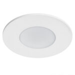 012806 Рамка (светильник) PVC д/LED-модулей 941хх и LED-ламп D50мм PIANO ROUND БЕЛЫЙ IP65