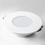 012806 Рамка (светильник) PVC д/LED-модулей 941хх и LED-ламп D50мм PIANO ROUND БЕЛЫЙ IP65 — изображение 2