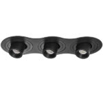 i637172 Светильник INTERO TUBO LED 7W*3 360LM*3 60G ЧЕРНЫЙ 3000K (217637+217172+217172+217172)