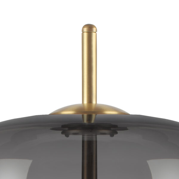 804918 Настольная лампа CUPOLA LED 9W 450LM ЗОЛОТО/ДЫМЧАТЫЙ 3000K