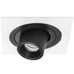 i516174 Светильник INTERO TUBO LED 7W 360LM 60G БЕЛЫЙ/ЧЕРНЫЙ 4000K (217516+217174)