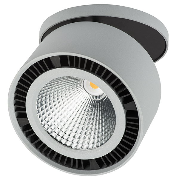 213849 Светильник FORTE INCA LED 40W 3400LM 30G СЕРЫЙ 3000K