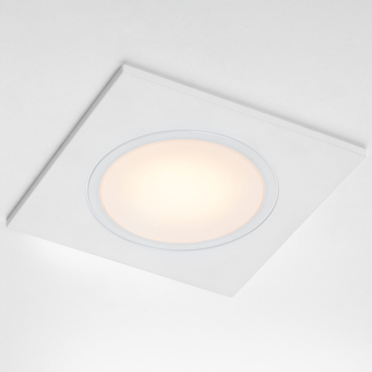 012816 Рамка (светильник) PVC д/LED-модулей 941хх и LED-ламп D50мм PIANO QUAD БЕЛЫЙ IP65 — изображение 4