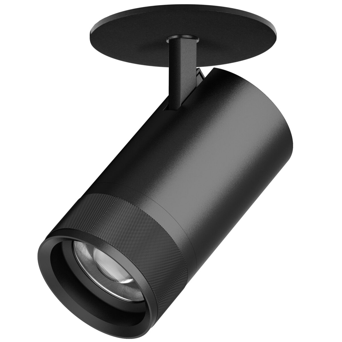 C4407RS Светильник CANNO PRO встраиваемый LED 40W 2800LM 20-55G ЧЕРНЫЙ 2700-4200-6000K IP20 с адаптером (304407 + 215007) — изображение 1