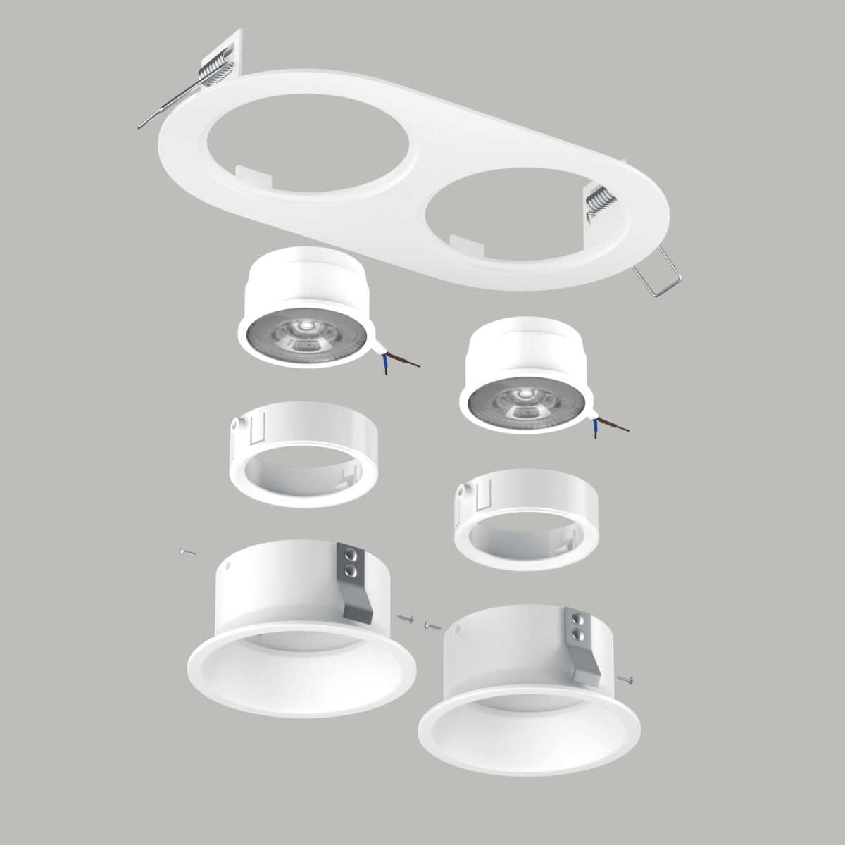 D6560606WMOD Светильник DOMINO ROUND  под LED модуль/лампу МR16 (214656+214606+214606+214006+214006) — изображение 2