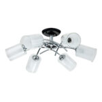 Escada 1170/6P E27*60W Chrome/Black — изображение 2